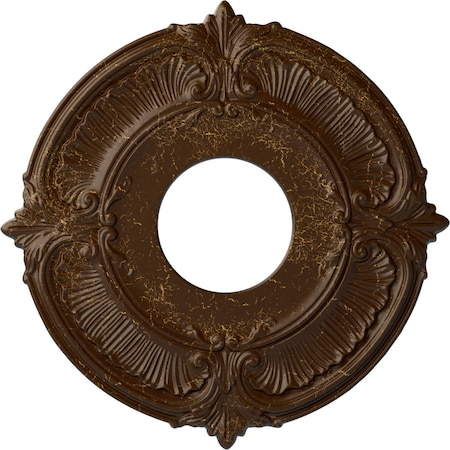 Attica Ceiling Medallion (Fits Canopies Up To 3 1/2), 12 3/4OD X 4ID X 1/2P